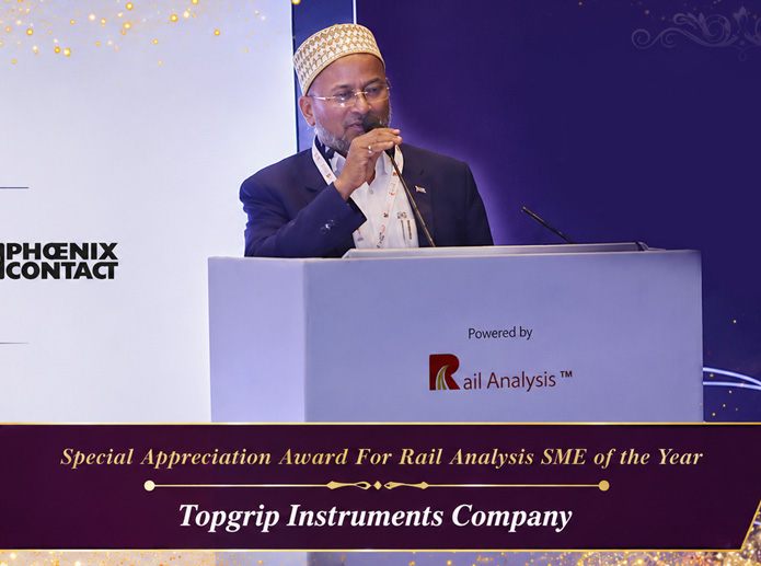 Topgrip Instruments Honored at Rail Analysis Innovative & Excellence Summit 2026