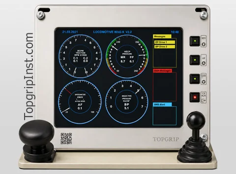 Topgrip LCD-based Cluster of Digital gauges